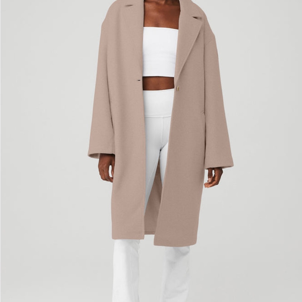 ALO Yoga Beige Pea Coat